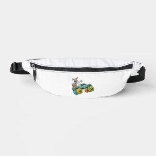Dabbing Bunny Happy Easter Monster Truck Lovers Ki Bum Bags