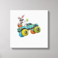 Dabbing Bunny Happy Easter Monster Truck Lovers Ki