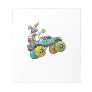 Dabbing Bunny Happy Easter Monster Truck Lovers Ki Notepad