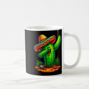 Dabbing cactus cinco de mayo mexican coffee mug