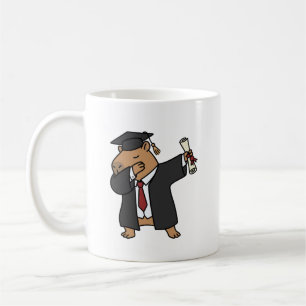 Dabbing Capybara Graduation Mug Funny Graduate