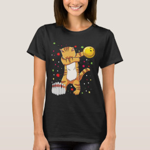 Dabbing Cat Bowling Shirts Funny Bowling Gift Cat