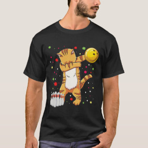 Dabbing Cat Bowling Shirts Funny Bowling Gift Cat