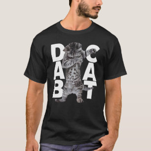 Dabbing Cat Cute Kitten Dab Dance Cat T-Shirt