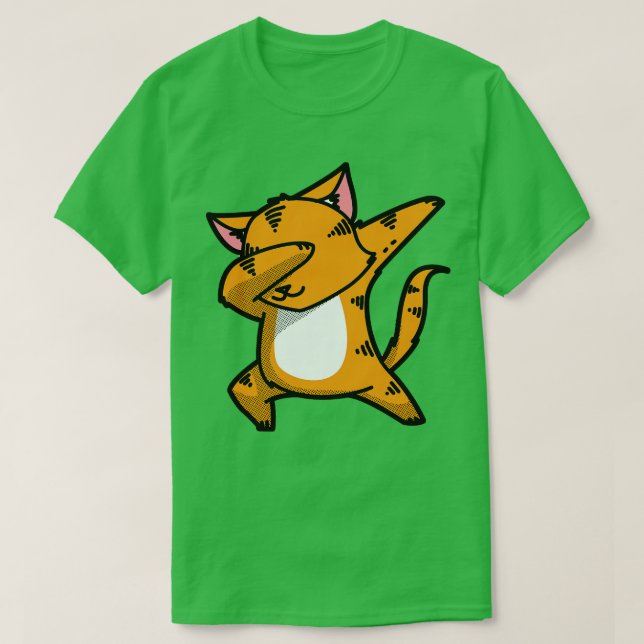 Dabbing Cat T-Shirt (Design Front)