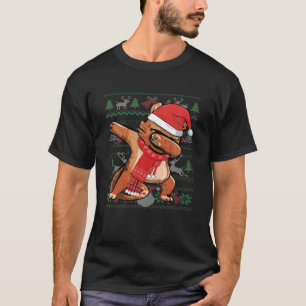 Dabbing Cat Ugly Christmas Sweater Funny Party Cos