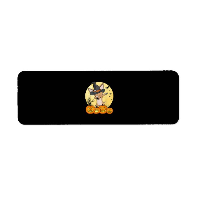 Dabbing Chihuahua Dab Dance Funny Dog Halloween (Front)