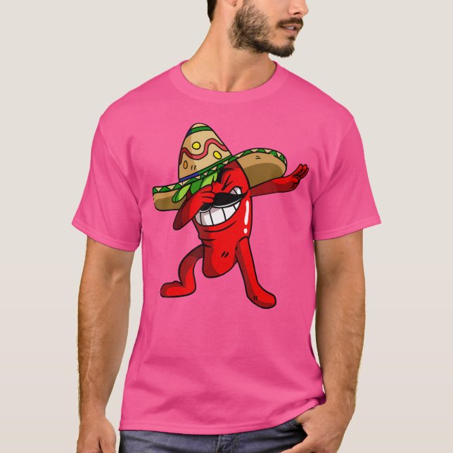 Dabbing Chilli Pepper Shirt Chilli Today Hot Jalap (Front)