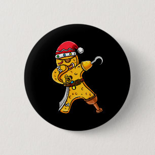 Dabbing Christmas Gingerbread Rate Halloween 6 Cm Round Badge