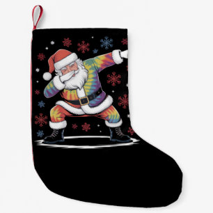 Dabbing Christmas Santa Ugly Christmas Xmas Small Christmas Stocking