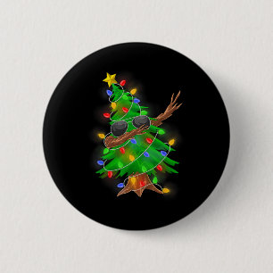 Dabbing Christmas Tree For Boys Girls Men Xmas Dab 6 Cm Round Badge