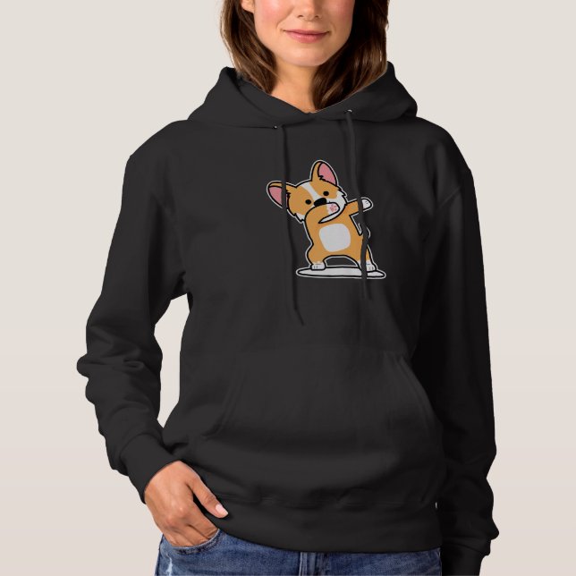 Dabbing Corgi Tee For Corgi Lovers Teens And Youth (Front)