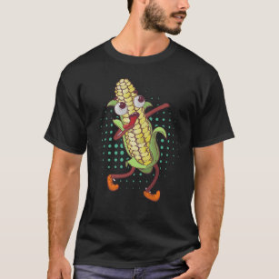 Dabbing Corn Lover Funny Agriculture T-Shirt