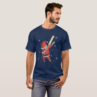 Dabbing Cricket Santa Claus Christmas Gift Shirt