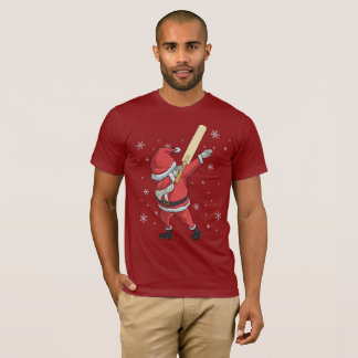 Dabbing Cricket Santa Claus Christmas Gift Shirt