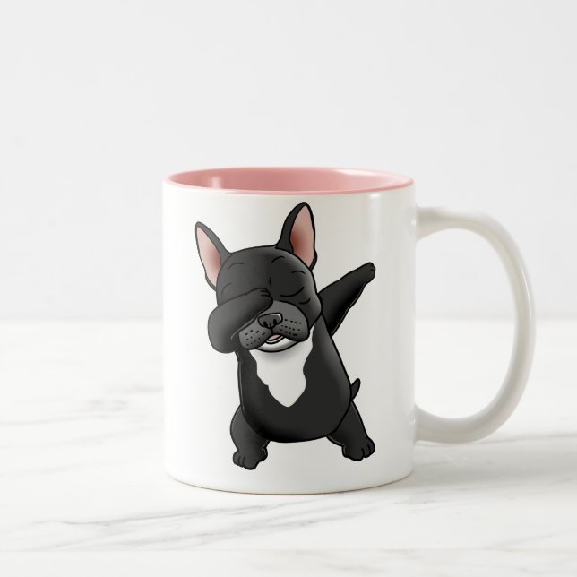 Dabbing Cute French Bulldog Mug (Right)
