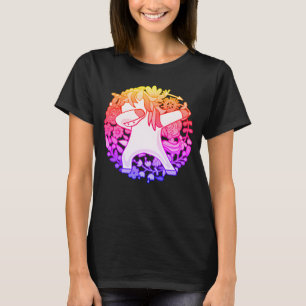 Dabbing Cute Unicorn - I Rock The Summer 1 T-Shirt