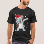 Dabbing Dab Australian Koala Bear Christmas Santa  T-Shirt<br><div class="desc">Dabbing Dab Australian Koala Bear Christmas Santa Claus</div>
