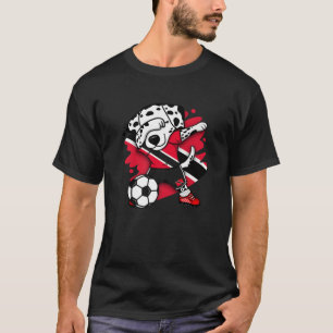 Dabbing Dalmatian Dog Trinidad And Tobago Soccer F T-Shirt