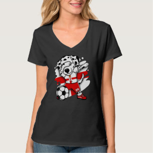 Dabbing Dalmatian Northern Ireland Soccer Fans Jer T-Shirt