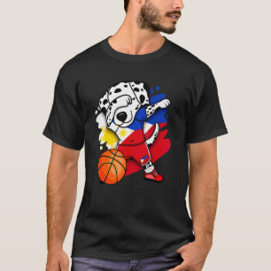 Dabbing Dalmatian Philippines Basketball Fans Jers T-Shirt