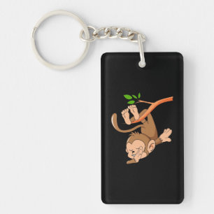 Dabbing Dance Monkey Key Ring
