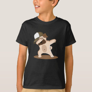 Dabbing Dog Dogs Love Funny Cool Kids Gift Idea T-Shirt
