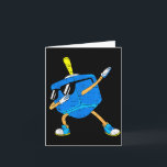 Dabbing Dreidel Hanukkah Dancing Chanukah Toddler  Card<br><div class="desc">Dabbing Dreidel Hanukkah Dancing Chanukah Toddler Boys Kids</div>