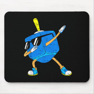 Dabbing Dreidel Hanukkah Dancing Chanukah Toddler Mouse Pad