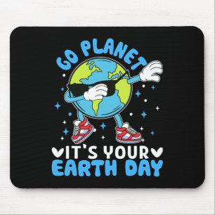 Dabbing Earth Day Kids Toddler Boys Cute Planet Da Mouse Pad