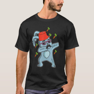 Dabbing Easter Bunny Boy Dab Easter Day Basket Stu T-Shirt