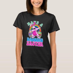 Dabbing Easter Bunny Rabbit Egg Hunt T-Shirt