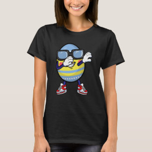 Dabbing Easter Egg Sunglasses Boys Kids Girls Hunt T-Shirt