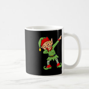 Dabbing Elf Fun Christmas Boys Girls Kids Dab Xmas Coffee Mug
