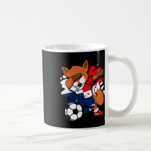 Dabbing Fox Panama Soccer Fans Jersey Panamanian F Coffee Mug