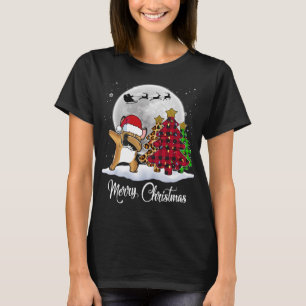 Dabbing French Bulldog Dab Dog Christmas Tree Funn T-Shirt