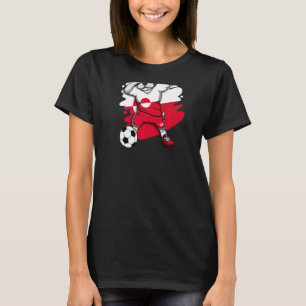 Dabbing French Bulldog Greenland Soccer Fan Jersey T-Shirt