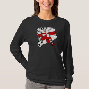 Dabbing French Bulldog Northern Ireland Soccer Fan T-Shirt