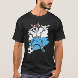 Dabbing French Bulldog San Marino Soccer Fan Jerse T-Shirt