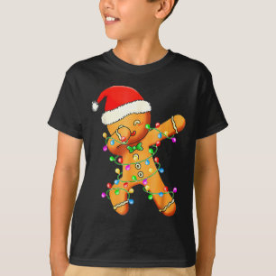 Dabbing Gingerbread Christmas  T-Shirt