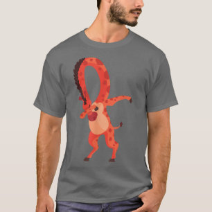 Dabbing Giraffe Dancing Birthday Gift  T-Shirt