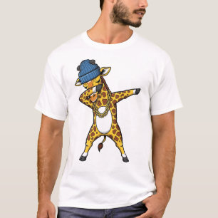 Dabbing Giraffe Funny Cute Dab Dance T-Shirt