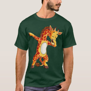 Dabbing Giraffe T Giraffes Funny Dab Dance s Gift T-Shirt
