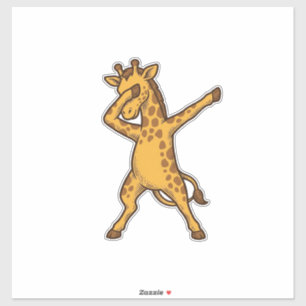 Dabbing Giraffe Vintage Engraving T-Shirt Design_1