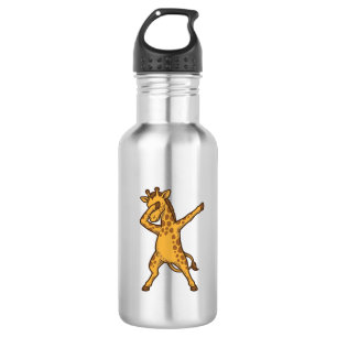 Dabbing Giraffe Vintage Engraving T-Shirt Design_1 532 Ml Water Bottle
