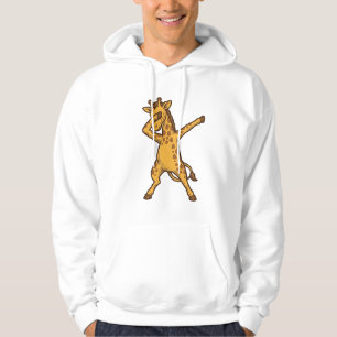 Dabbing Giraffe Vintage Engraving T-Shirt Design_1 Hoodie