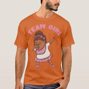 Dabbing Girl Gender Reveal Team Girl T-Shirt