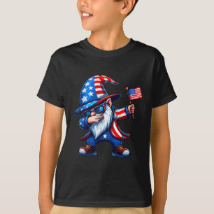 Dabbing Gnomes 4th Of July, Memorial Day American T-Shirt