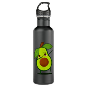 Dabbing Green Avocado Dab Funny Dancing Fruit 710 Ml Water Bottle