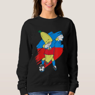 Dabbing Haitian Soccer Player Jersey Haiti Footbal Sweatshirt